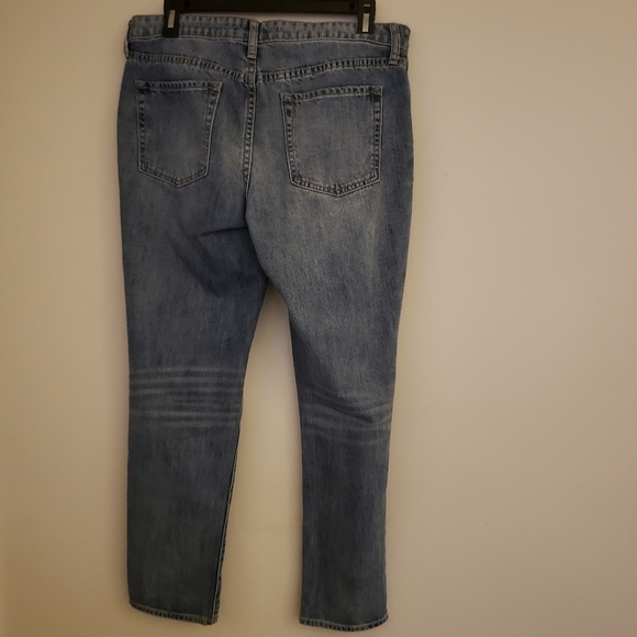 Gap Y2K Patchwork Denim Jeans Sexy Boyfriend Fit Womens Size 6 Medium Distressed - Picture 7 of 10